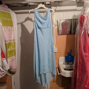 Blue homecoming dress